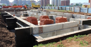 Фундаменты промышленных зданий в Сургуте цена от 24509 руб. - заказать строительство фундамента промздания под стальные колонны